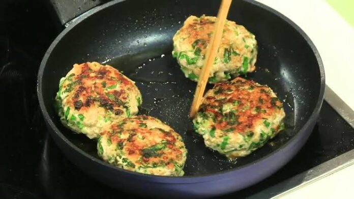 طريقة عمل برجر السبانخ
