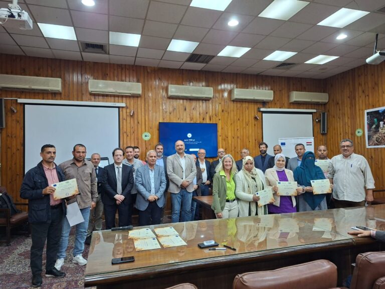 برنامج الاتحاد الأوروبي – كافي يختتم أول تدريب للمرشدين الزراعيين حول الممارسات الزراعية الجيدة