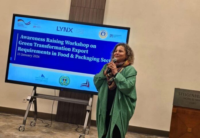 مي خيري خلال ورشة عمل بعنوان «الابتكار في القطاع الخاص – المرحلة الثانية (PSI II)»