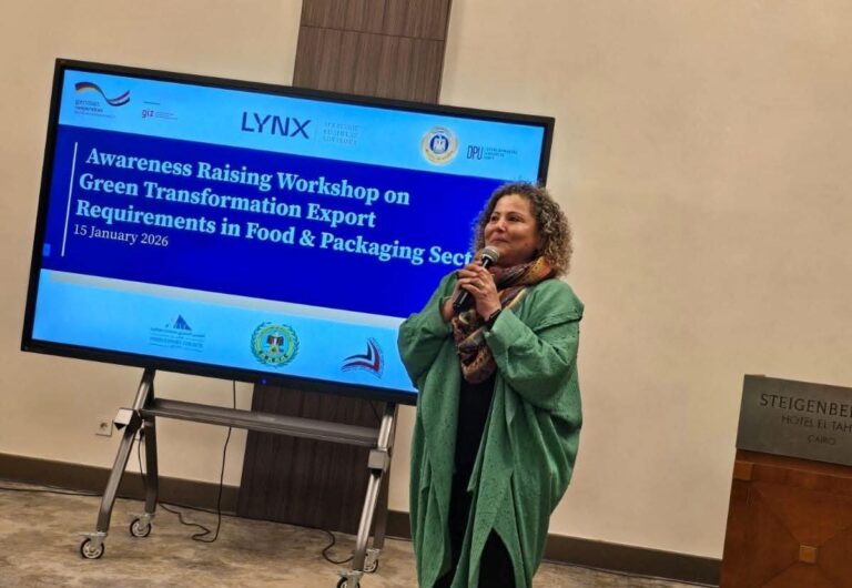 مي خيري خلال ورشة عمل بعنوان «الابتكار في القطاع الخاص – المرحلة الثانية (PSI II)»